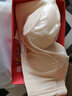 KJ品牌无肩带防滑文胸无钢圈内衣上托一字肩加厚小胸聚拢防走光抹胸 肤色【单件文胸】 85B 38B 实拍图