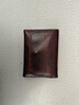 养牛人男士复古头层牛皮短款钱包青年真皮钱夹休闲驾驶证一体包小零钱包 复古咖啡色 实拍图