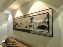 墨派 新中式客厅装饰画沙发背景墙壁画现代简约大气横幅山水叠加画 家和万事兴 C款 大幅200*70+小幅160*50晶瓷 实拍图