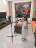 迪普尔麦克风话筒支架专业舞台落地压杆伸缩三脚架开会演讲麦架落地式舞台KTV无线电容麦立式支架 实拍图