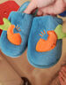 LA CHAPELLE HOMME亲子儿童可爱卡通保暖防滑软底男女棉拖鞋 2302 蓝色 28-29 实拍图