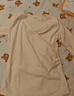 婧麒孕妇保暖内衣上衣秋衣秋裤套装月子服加绒秋冬产后哺乳睡衣女 咖啡色秋衣 L 实拍图