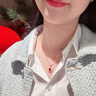 廷亮 18K金镶1克拉红宝石吊坠彩宝项链  鉴定证书 吊坠配18K金项链 现货 实拍图