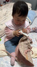 OAK FAMILY秋冬婴儿纯棉针织衫春秋季女宝宝可爱圆领毛衣开衫儿童小外套 花浅粉 （开衫毛衣） 90 cm 实拍图
