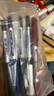 uni三菱（uni）UB-150中性笔直液式走珠笔签字笔 0.5mm耐水考试财务用笔混色（3黑1蓝1红）5支/包 实拍图