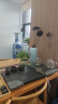 石福记乌金石茶盘家用办公茶台全自动电磁炉烧水一体茶托整块天然石盘 天地 80*40*3cm 单茶盘带电器 实拍图