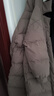 森马（Semir）90绒羽绒服女长款收腰显瘦冬季宽松连帽三防厚外套101724113055 实拍图
