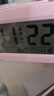 钟小白多功能闹钟学生专用起床神器儿童床头大音量智能夜光电子时钟桌面 樱花粉-充电款【超大音量+夜光】 实拍图