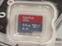 闪迪（SanDisk）64GB TF（MicroSD）内存卡 A1 U1 C10 至尊高速移动版存储卡 读速140MB/s 手机平板游戏机内存卡 实拍图