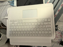 智思慧 适用华为平板matepadpro12.6英寸蓝牙键盘保护套 磁吸分离支撑硅胶壳 智能触控带背光键盘 白色 实拍图