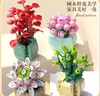 斯纳恩（Snaen）儿童玩具积木拼装花束植物盆栽兼容乐盲高盒摆件儿童生日礼物 实拍图