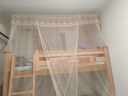 伊路卡 子母床蚊帐高低床上下铺儿童床双层床上下床蚊帐子 米黄 上铺0.9x1.9米（内径）-下铺通用 实拍图
