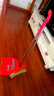 兰诗（LAUTEE）JMY-408 不锈钢扫把簸箕套装 物业学校清洁扫把套装 红色 实拍图