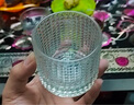 【3个装】威士忌酒杯陀螺旋转水晶玻璃洋酒杯烈酒杯套装家用创意雕花异形啤酒杯白酒杯冰川杯子 【北欧风创意威士忌杯，旋转陀螺款，店长推荐】 冰川纹+网格纹+竖纹【共3个装】 实拍图