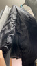 京东京造【air+零压羽绒】轻薄羽绒服男外套冬立领白鸭绒 曜石黑M 实拍图