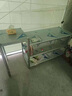 庄子然不锈钢简易煤气灶台支架不锈钢工作台煤气罐置物架出租屋农村灶台 灶台架高低组合款三层 长90宽40高80低70【适用单灶】 实拍图