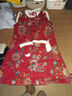 安妮优儿汉服女童拜年服2025新款儿童过年服冬装旗袍秋冬季新年衣服中国风 红色【送同款暖手宝】 130 实拍图
