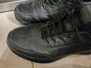 红蜻蜓男鞋春秋男士运动皮鞋牛皮休闲跑步鞋户外板鞋WTL24040黑色43 实拍图
