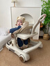 尼美乐婴儿学步车科学学步6个月以上1到2岁宝宝学走路助步可折叠防侧翻 宝石蓝【音乐+餐盘+推把+脚垫】 实拍图