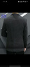 罗蒙（ROMON）西服男士春秋季毛呢西装男商务休闲上衣服外套男装 灰色 XL 实拍图