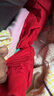迷你巴拉羽绒服连体衣加厚外出拜年服婴儿衣服红色2025新【新年季联名款】 实拍图