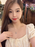 ZDZSH女款爱心银项链足银新款项链小众轻奢款情人节生日节日礼物送女友 999足银爱心项链 实拍图