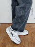 森馬（senma）男鞋2025秋冬新款青少年运动休闲国潮鞋子男士轻便小白鞋百搭板鞋 108白黑 39 实拍图