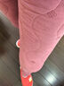 浪莎100%羊毛保暖裤女士秋冬季加绒加厚棉裤高腰修身打底羊毛裤鱼生红 实拍图