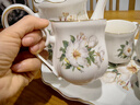 陶沁泉整套泡茶景德镇茶具冷水壶套装ins茶盘茶杯陶瓷茶壶带托盘家用 白茶花款南瓜款式 定型包装 实拍图