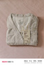 无印良品（MUJI） 女式 无侧缝双层纱织睡衣女士家居服春秋纯棉条纹格纹长袖 女款 浅米色格纹 XL (上装165/92A下装165/74A) 实拍图