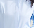 猫人长袖衬衫女白色职业2025秋季通勤正装职业工作服白衬衣浅蓝色39 实拍图