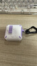 创思米适用于AirPods四代保护套防摔机甲壳苹果四代无线蓝牙耳机套防丢机甲风创意手机支架 紫色 实拍图