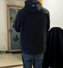罗蒙（ROMON）三合一冲锋衣男夹克连帽外套女情侣装户外登山服1818黑色L 实拍图