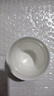 极素茶杯德化羊脂玉功夫茶具小茶杯白玉陶瓷泡茶杯子薄胎白酒杯带字禅意家用客厅个人品茗杯主人杯单杯 黑字凝香杯-随缘 实拍图