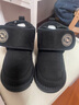 天美意（TEENMIX）天美意儿童雪地靴2024冬季新款加绒大棉靴女童韩版短筒靴子保暖鞋 黑色 30 实拍图