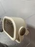 VINEHEAT速热取暖器暖风机家用小型电热器节能省电办公桌下卧室电暖气静音 NEW奶油白机械式【可调节角度-400w】 实拍图