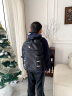 Edison初中学生书包护脊减负防泼水运动轻便双肩包男反光背包E27-1黑色 实拍图