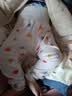 贝瑞加（Babyprints）婴儿裤子2条装男女宝宝纯棉长裤儿童护肚高腰裤家居裤 黄熊80 实拍图