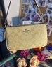 蔻驰（COACH）奥莱女包经典标志老花NOLITA 19号手袋麻将包腋下单肩包手提包 SV/沙黄色/灰褐色 实拍图