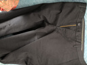 与狼共舞【品质棉】商务休闲通勤裤子弹力男士休闲长裤 001黑色 34  实拍图
