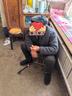 罗蒙（ROMON）长袖t恤男春季商务毛衣男士针织衫假两件休闲上衣服 灰色 XL  实拍图