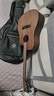 Guitarist（吉他手）云杉木单板初学者男女生专用民谣吉他入门全单木吉它 41寸单板烟熏棕＋全套礼包＋教学 实拍图