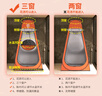 kolily折叠保温洗澡浴罩浴帐家用冬季成人用加厚保暖淋浴帘帐篷神器 橙色-三窗免安装1.2*1.2*高1.9m 实拍图