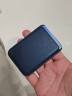 Apple/苹果 iPhone 专用 MagSafe 精织斜纹卡包-黑莓色 手机卡包 磁吸卡包 实拍图