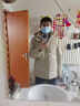康博男士羽绒服加厚连帽冬季石墨烯发热保暖鸭绒外套免洗 卡其 XL  实拍图