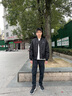 安踏运动鞋子男鞋夏季软底缓震防滑跑步鞋网面透气轻便休闲鞋舒适耐磨 【主推同款- 皮面防泼水】黑/大学红5529-8 42 （男8.5） 实拍图