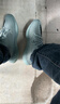阿迪达斯Yeezy350灰湖绿夏日透气椰子男女休闲鞋HQ2060 UK10.545 实拍图