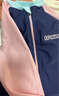 李宁（LI-NING）儿童泳衣女童中大童长袖长裤连体防晒海边温泉泳装719 藏青 160 实拍图