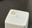 BEAUFINA珠宝18k金Akoya海水珍珠弹簧戒指小众设计手饰简约时尚  5-5.5mm/珍珠戒指（3颗） 实拍图