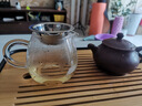 久堂加厚玻璃公道杯带茶漏一体套装茶海分茶器倒茶杯功夫茶具耐热高档 京也加厚小龙蛋公道杯+卡网350ml 实拍图